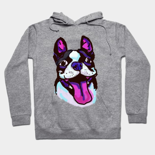 The Boston Terrier Love of My Life Hoodie by lalanny